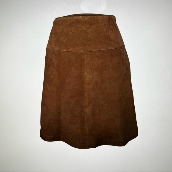 Les Copains Leather Skirt Made in Italy size 44 - Picture 1 of 9